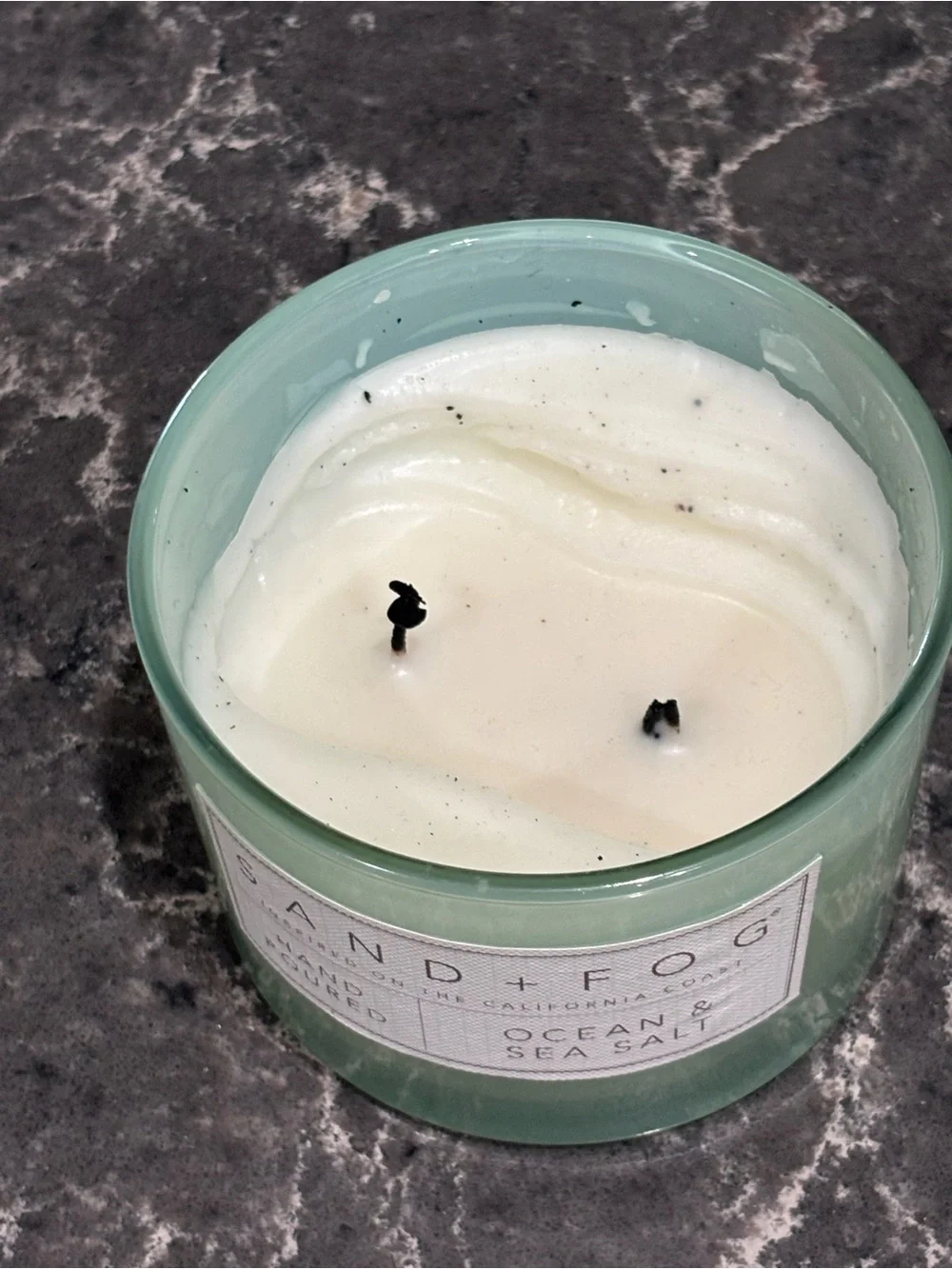 ❗️Sand + Fog Ocean & Sea Salt Scented Candle - Mom Floral Lid Mother’s Day!